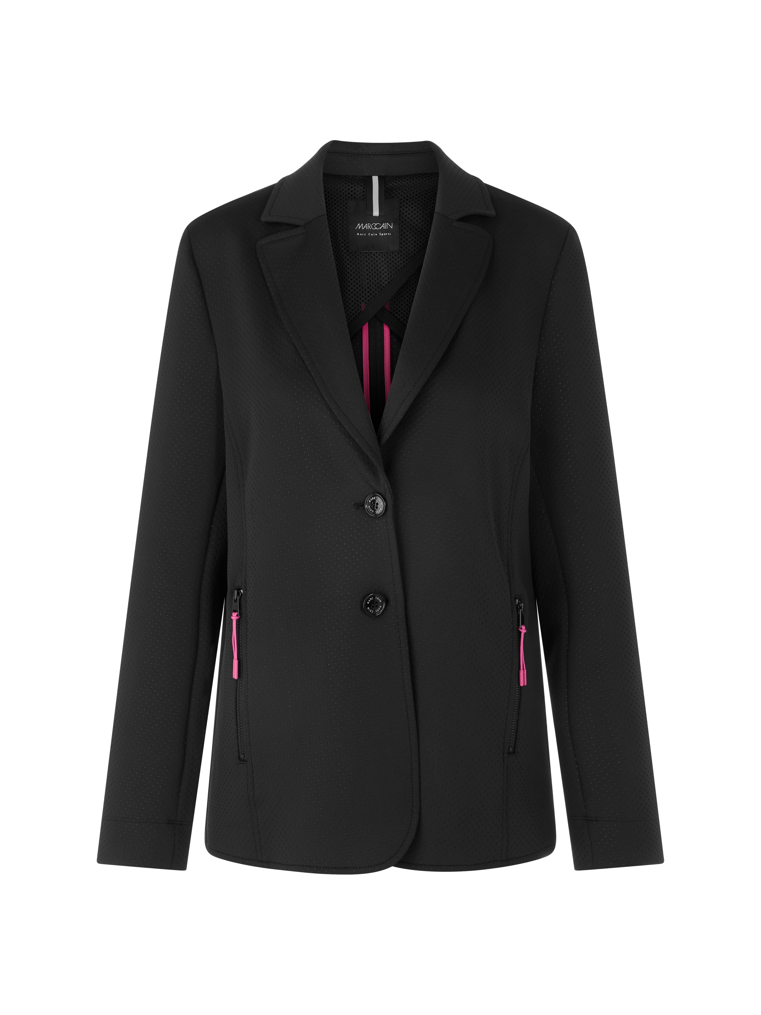 Sportlicher Blazer in Netz-Optik