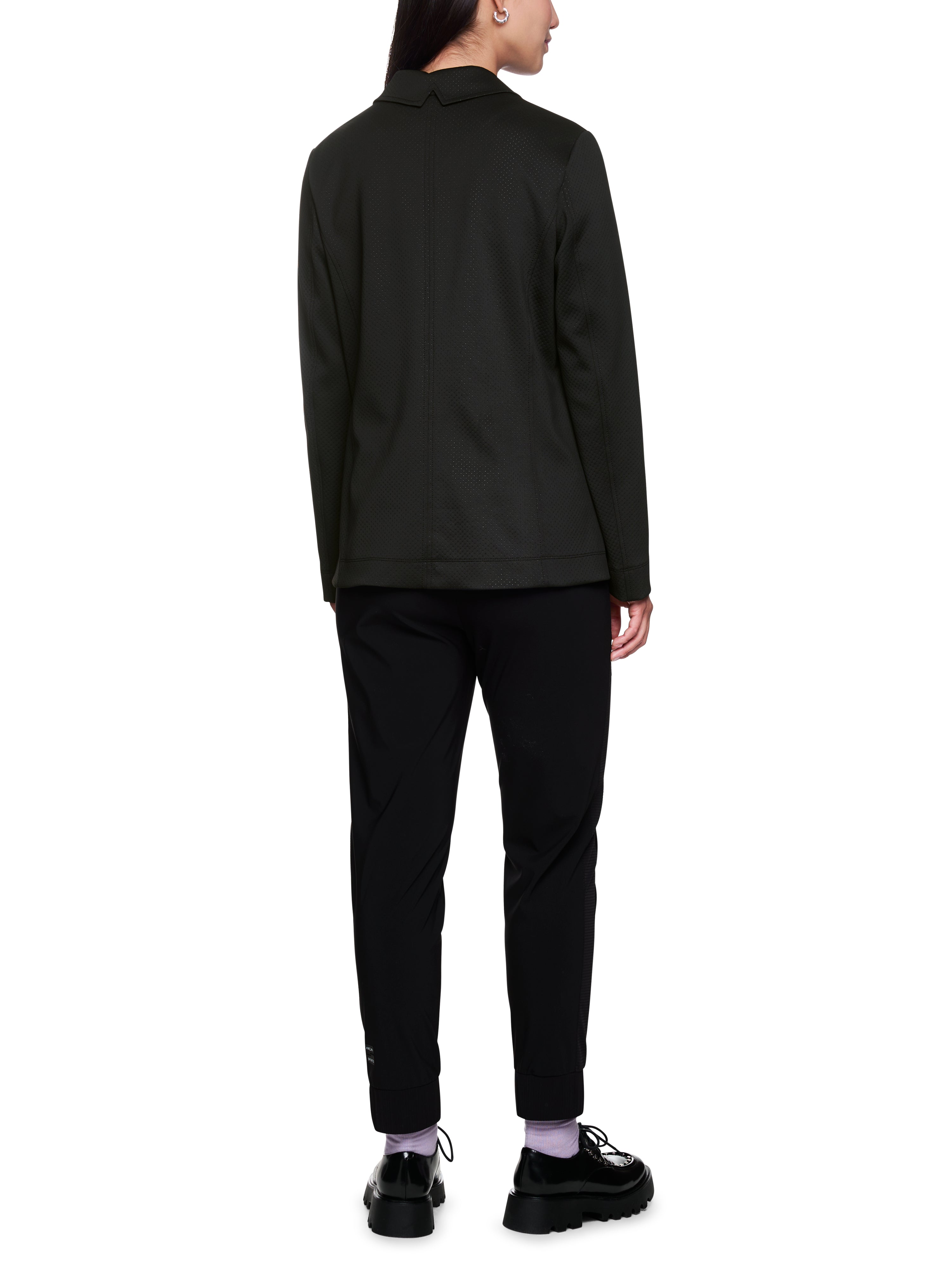 Sportlicher Blazer in Netz-Optik