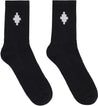 Cotton socks with logo-Marcelo Burlon County of Milan-OUTLET-SALE-TU-ARCHIVIST