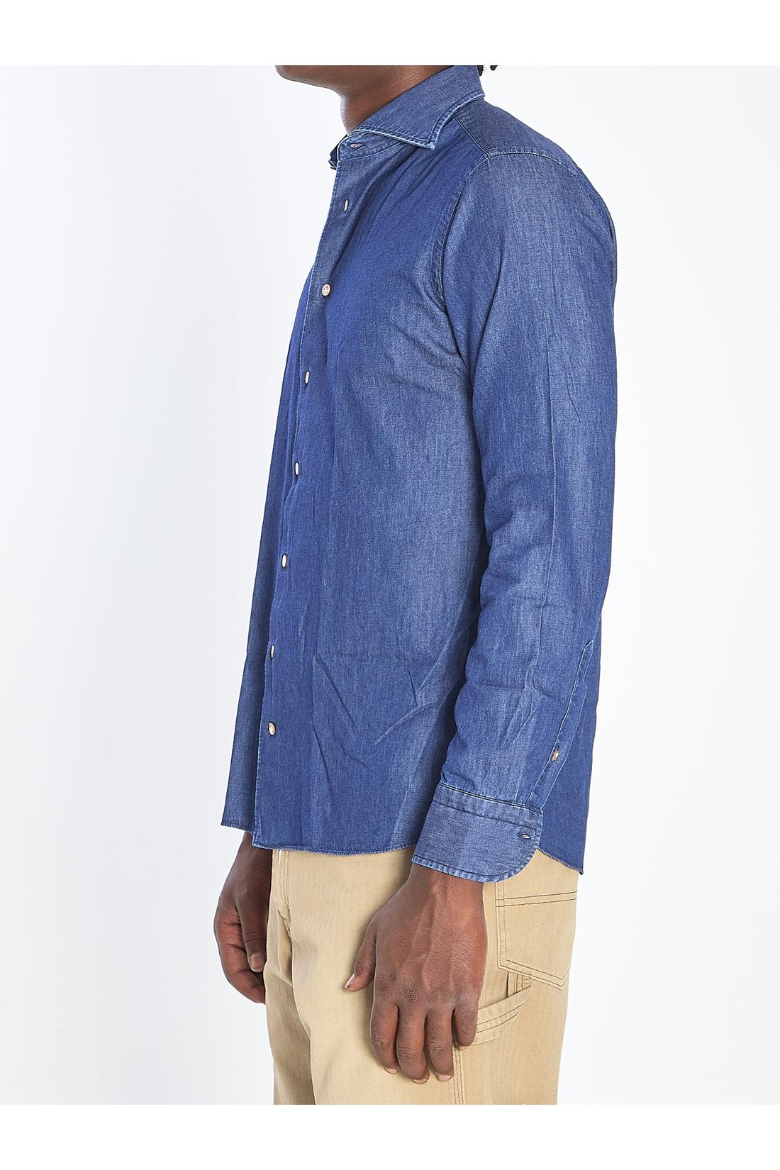 Borriello-OUTLET-SALE-Marechiaro denim shirt-ARCHIVIST