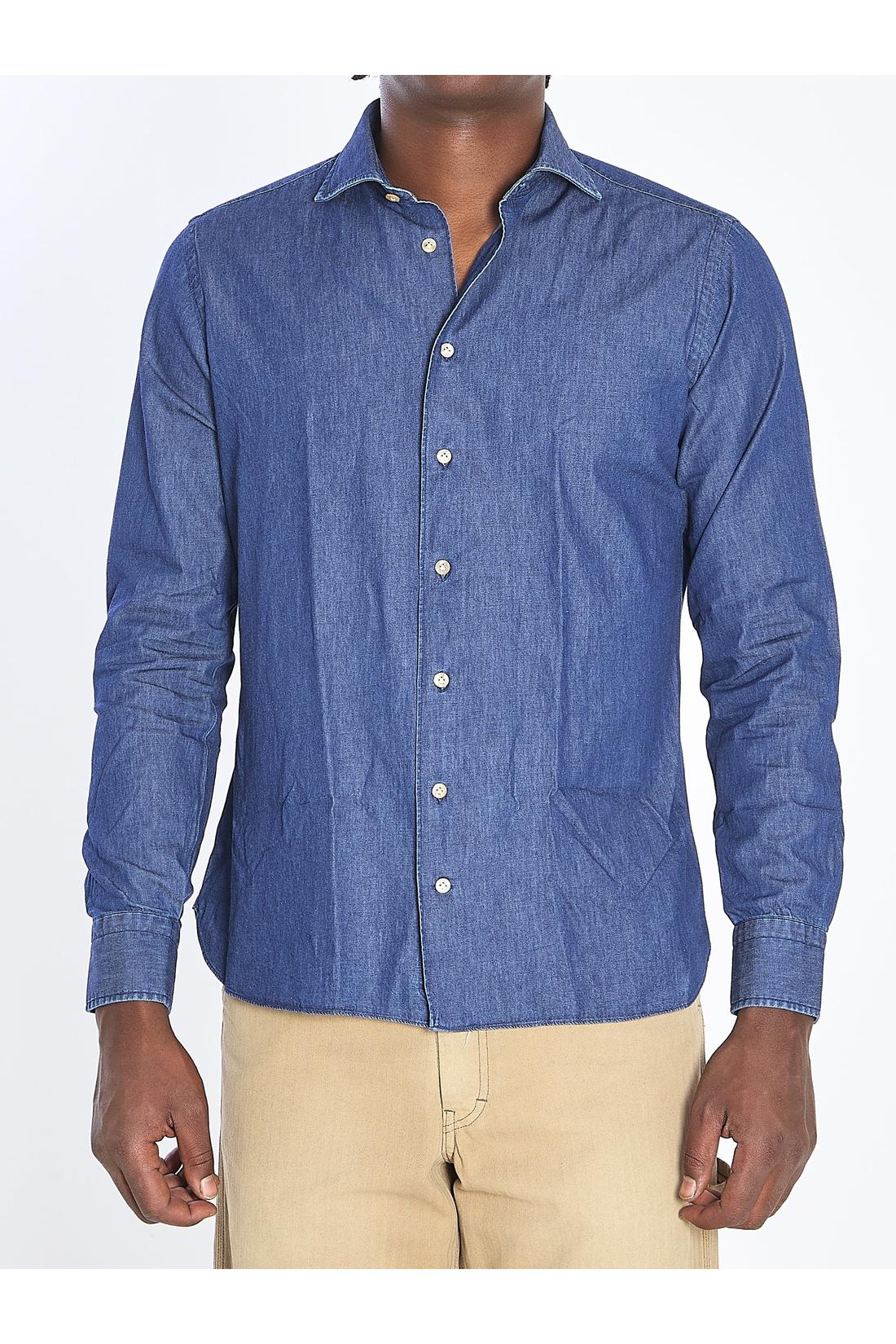 Borriello-OUTLET-SALE-Marechiaro denim shirt-ARCHIVIST
