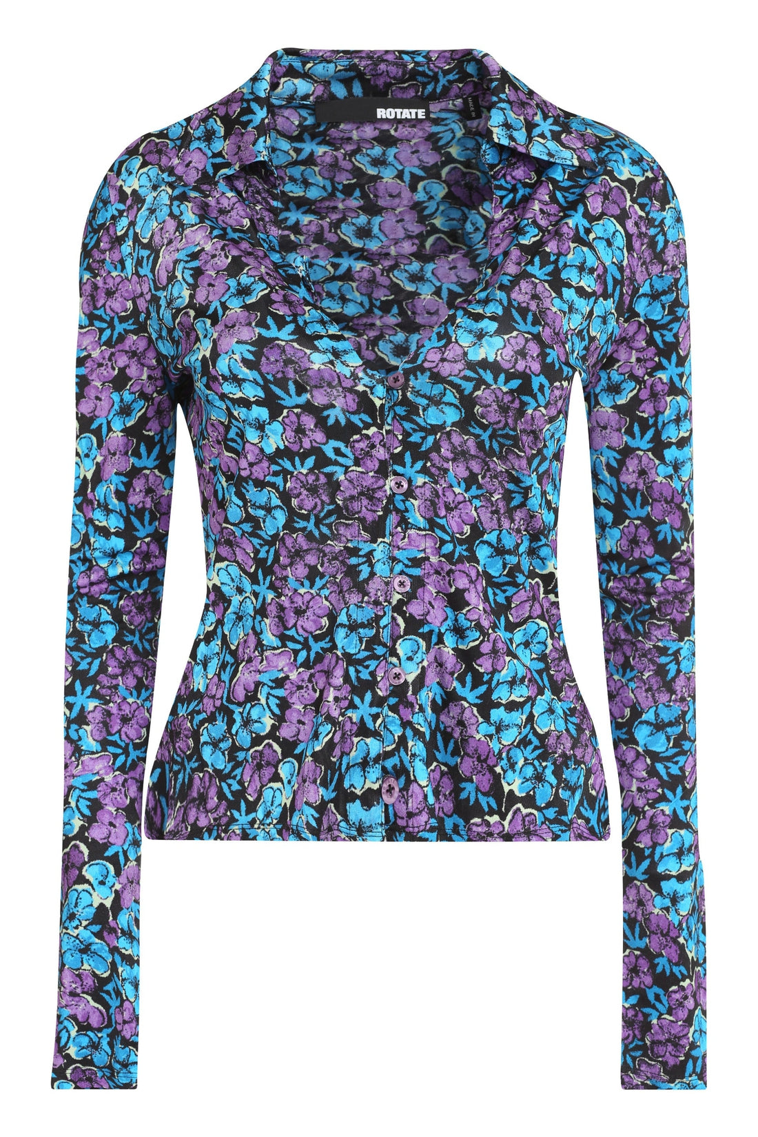 Piralo-OUTLET-SALE-Mariah printed long-sleeve top-ARCHIVIST