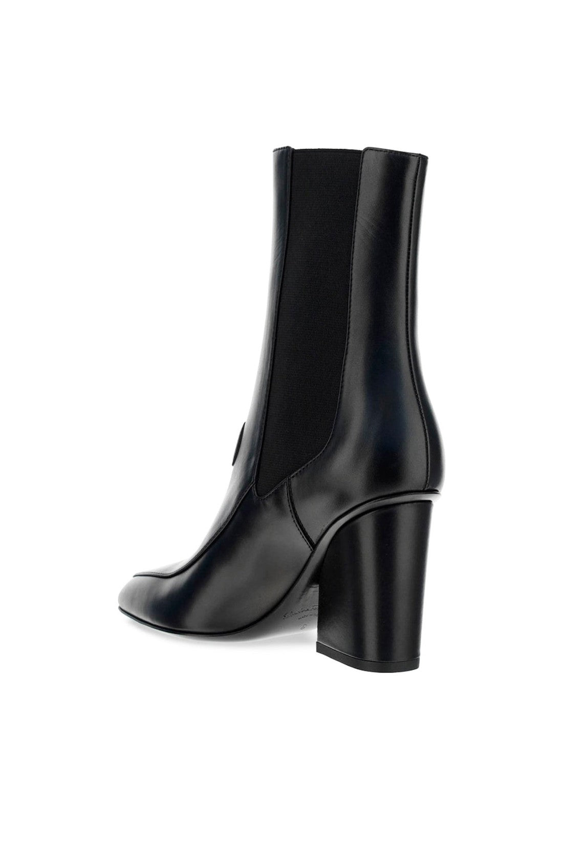 Ferragamo-OUTLET-SALE-Marineo Gancini Logo Ankle Boots-ARCHIVIST