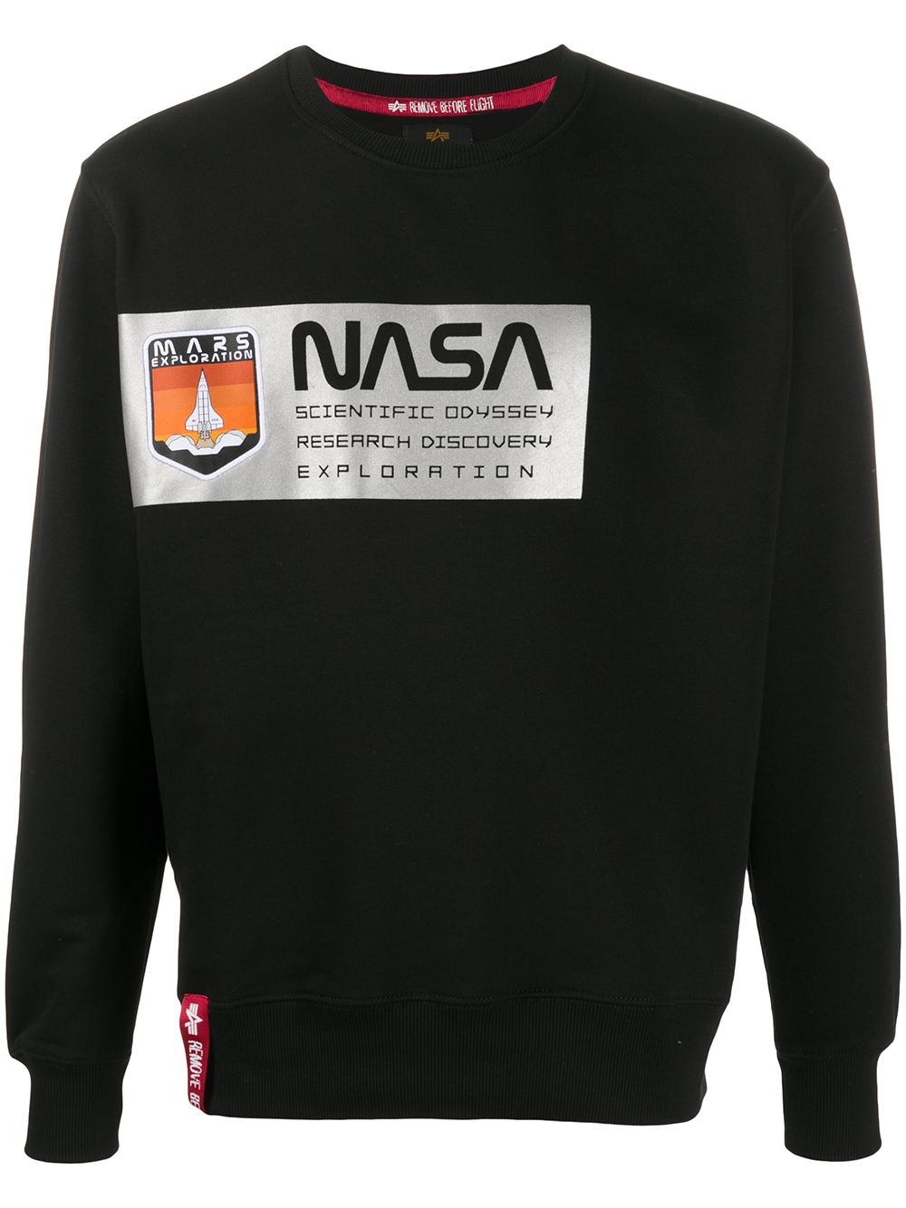 Alpha Industries-OUTLET-SALE-Mars Reflective Sweatshirt-ARCHIVIST