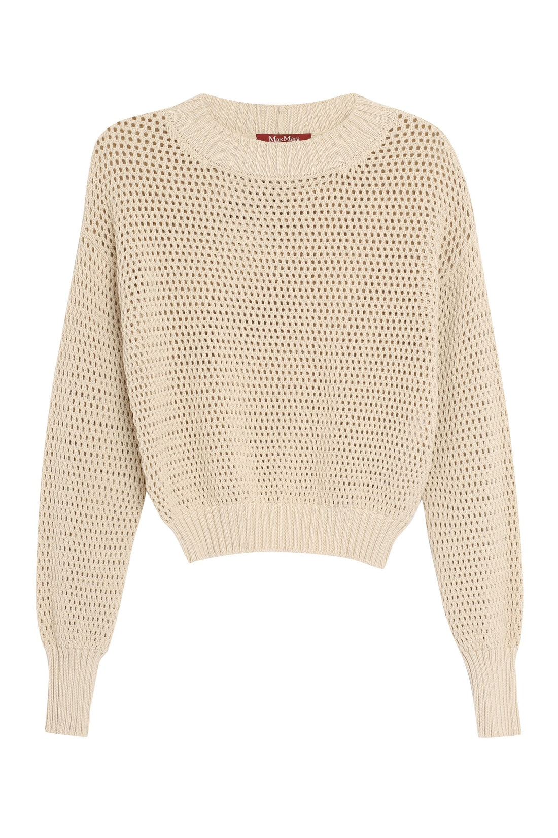 Max Mara Studio-OUTLET-SALE-Matassa cotton sweater-ARCHIVIST