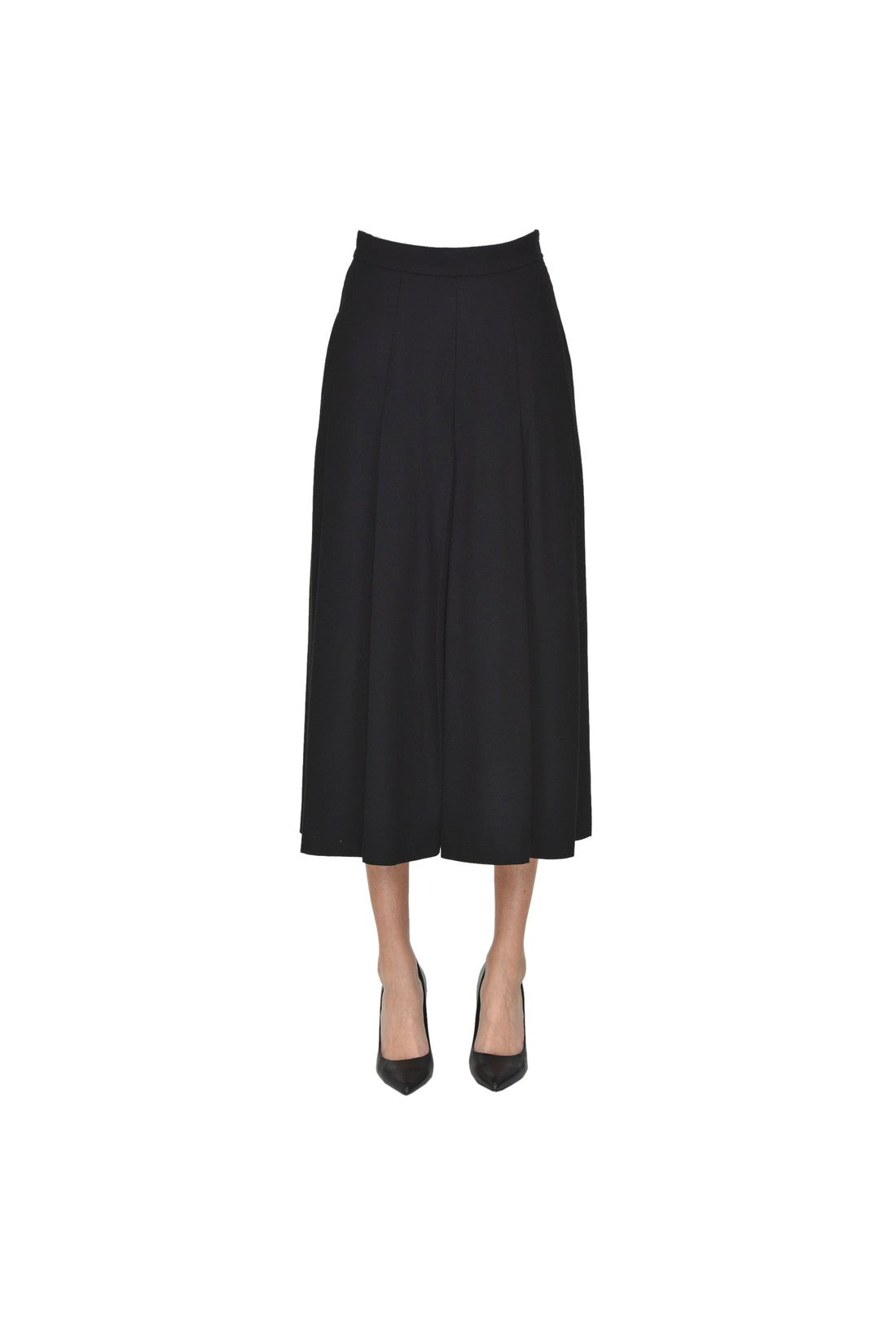 MAX MARA-OUTLET-SALE-Max Mara Bronzo Wool Skirt Pants-ARCHIVIST