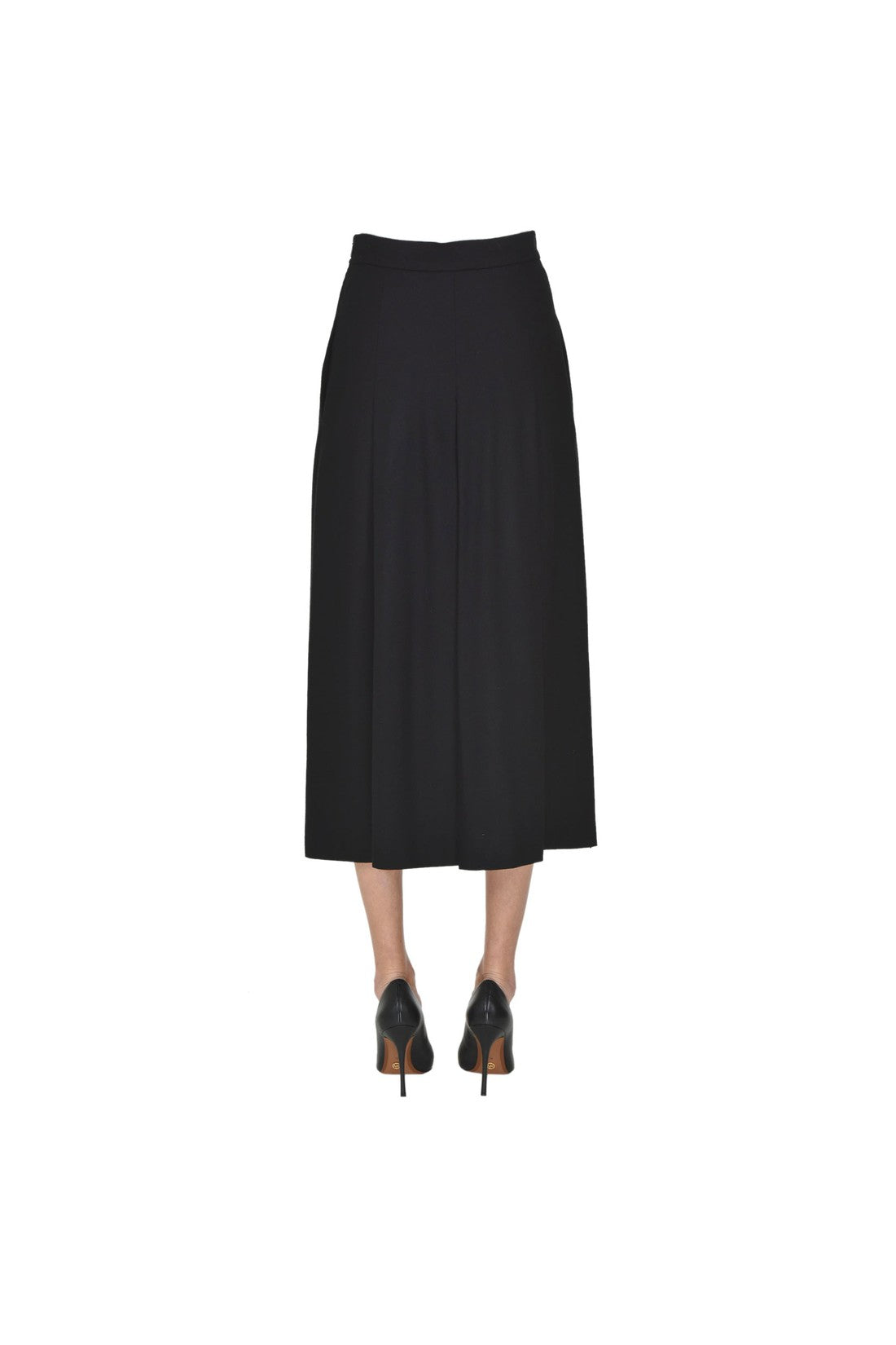 MAX MARA-OUTLET-SALE-Max Mara Bronzo Wool Skirt Pants-ARCHIVIST