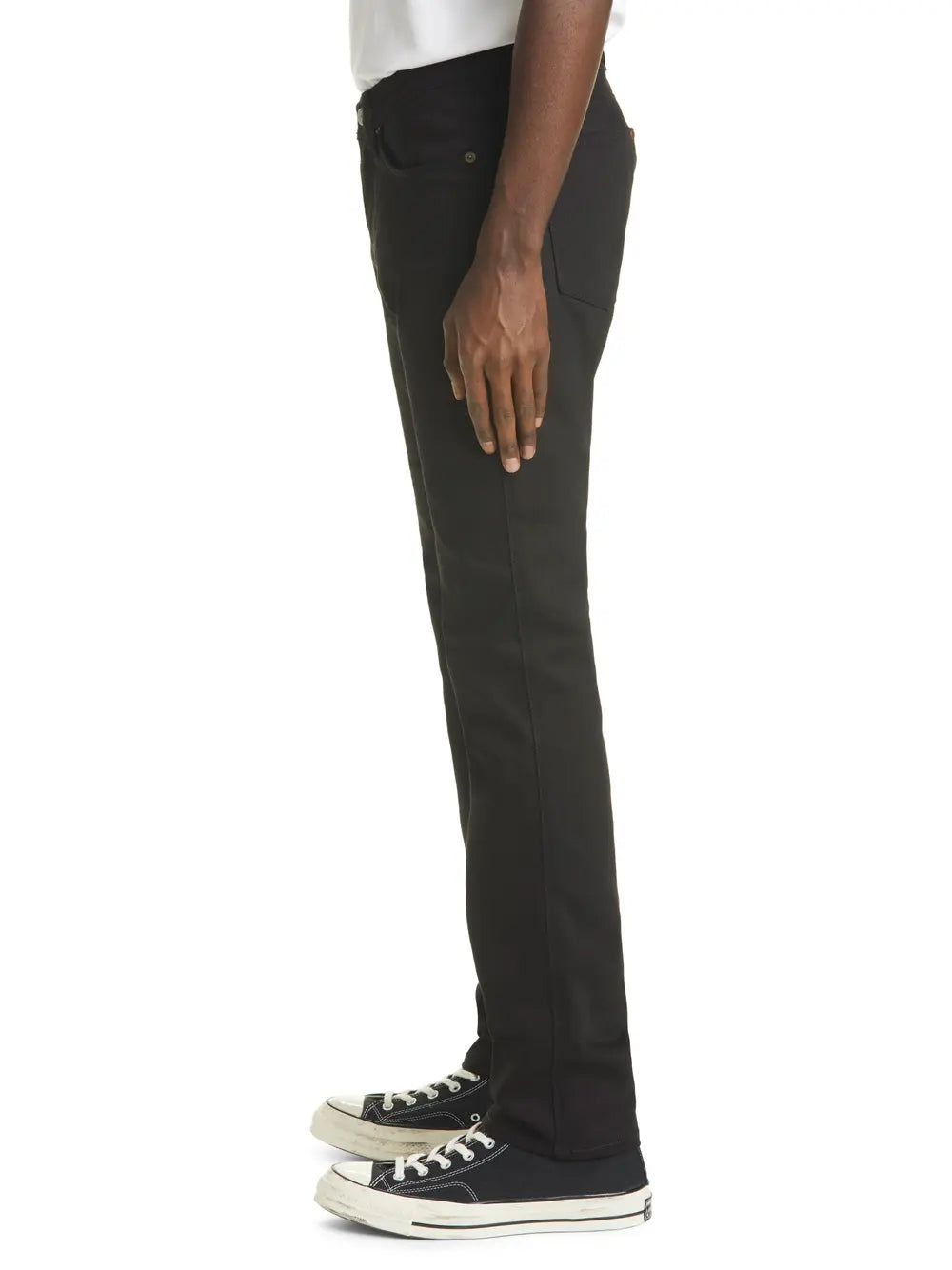 Acne Studios-OUTLET-SALE-Max Stay Black Slim Fit Jeans-ARCHIVIST