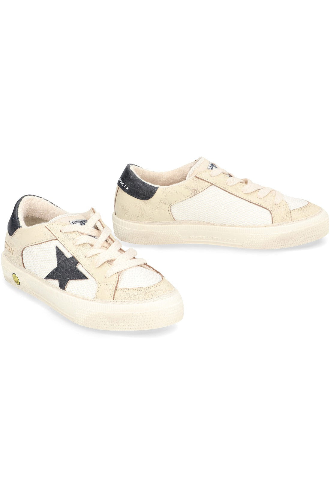 Golden Goose Kids-OUTLET-SALE-May low-top sneakers-ARCHIVIST