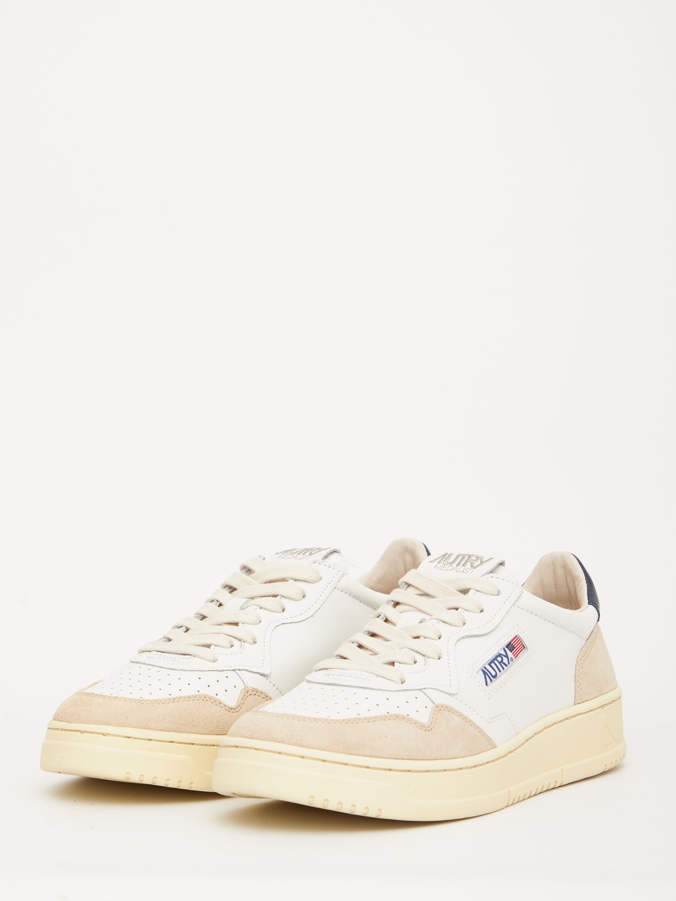 AUTRY-OUTLET-SALE-Medalist suede sneakers-ARCHIVIST