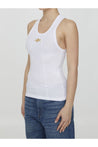 PATOU-OUTLET-SALE-Medallion-embellished cotton tank top-ARCHIVIST