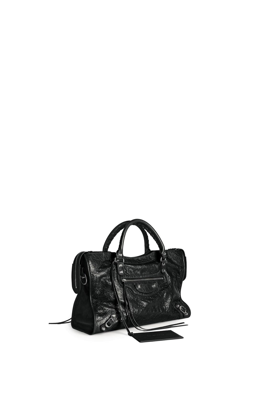 Balenciaga-OUTLET-SALE-Medium Le City bag in black-ARCHIVIST