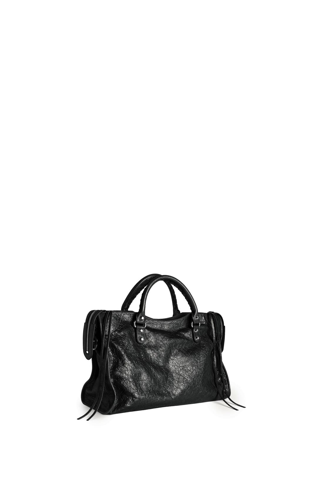 Balenciaga-OUTLET-SALE-Medium Le City bag in black-ARCHIVIST