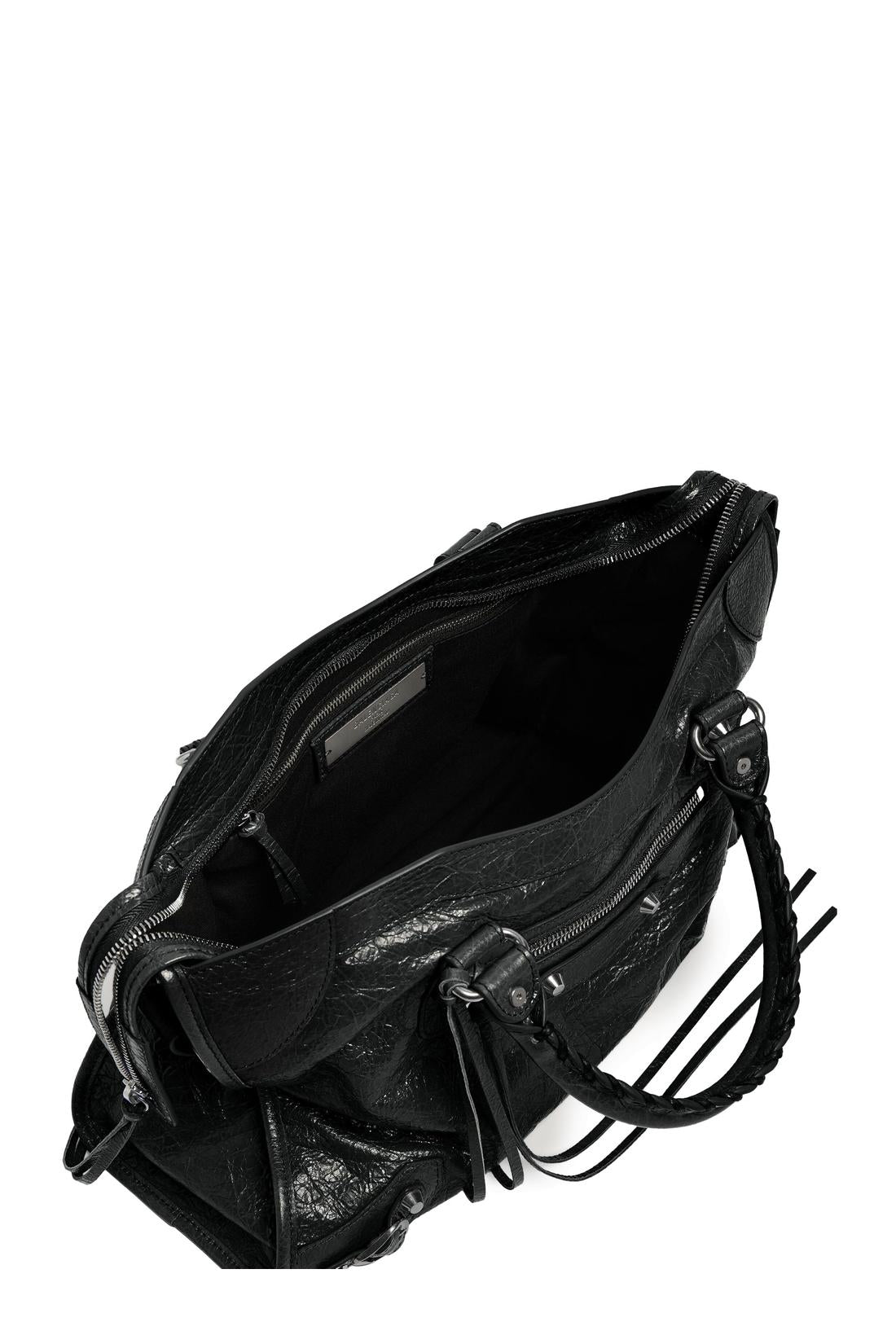 Balenciaga-OUTLET-SALE-Medium Le City bag in black-ARCHIVIST