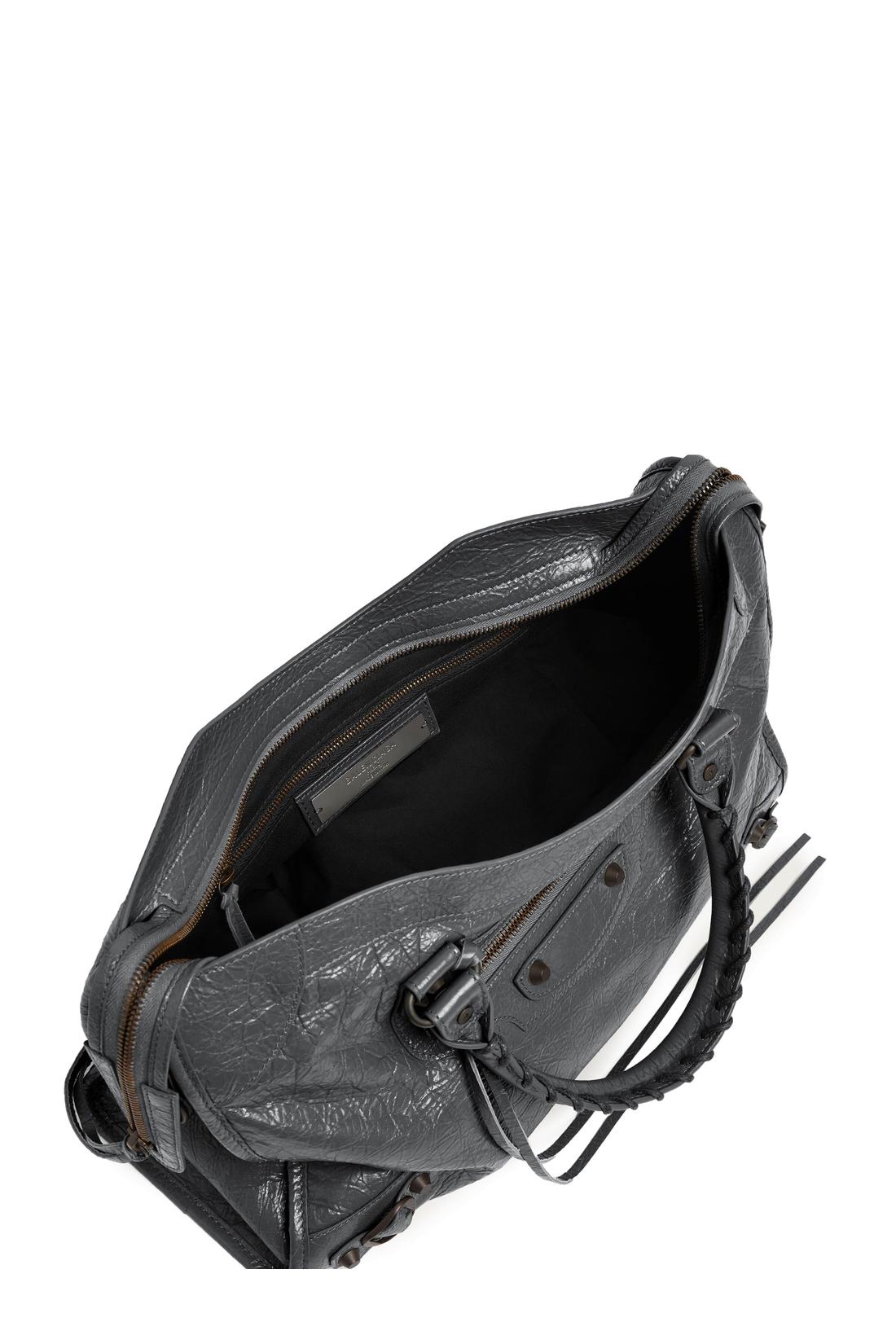 Balenciaga-OUTLET-SALE-Medium Le City bag in volcanic stone-ARCHIVIST
