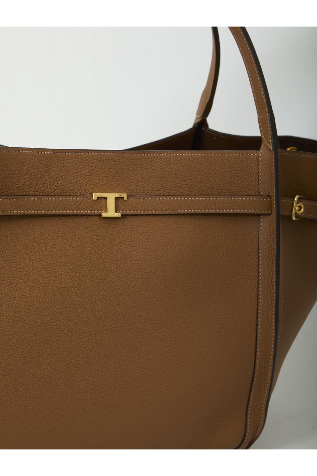 Tod'S-OUTLET-SALE-Medium T Signature shopping bag-ARCHIVIST