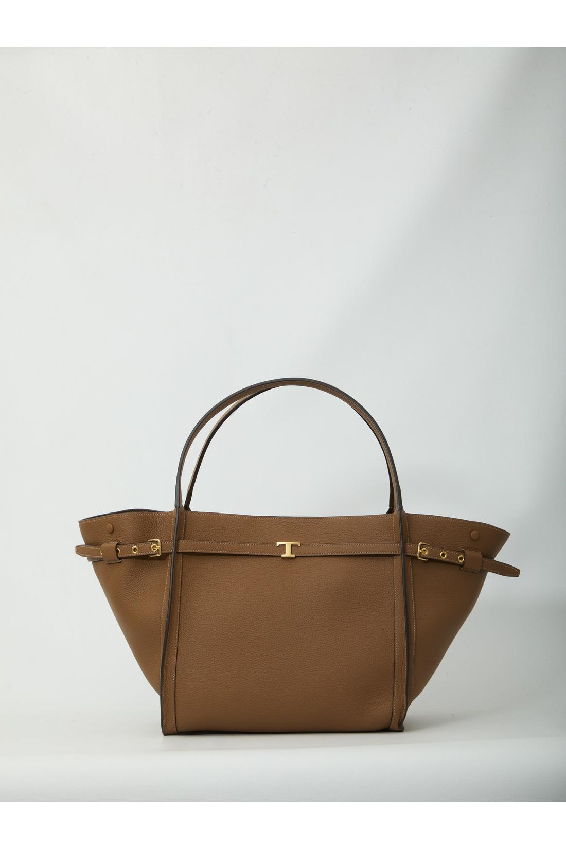 Tod'S-OUTLET-SALE-Medium T Signature shopping bag-ARCHIVIST