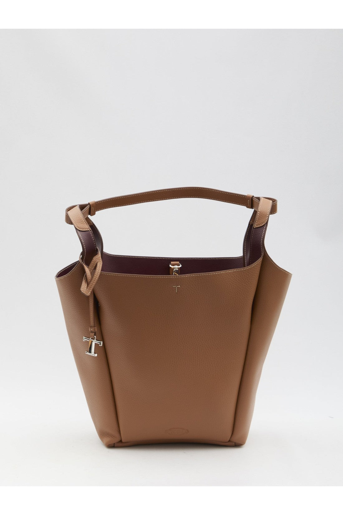 TOD'S-OUTLET-SALE-Medium bucket bag in leather-ARCHIVIST