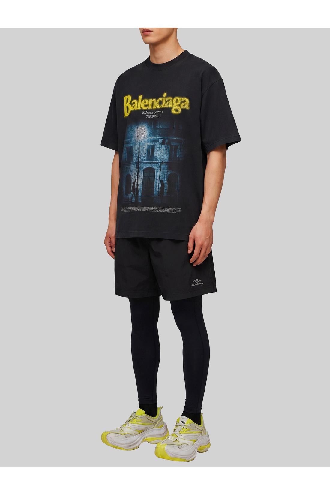 Balenciaga-OUTLET-SALE-Medium fit The Address T-shirt-ARCHIVIST