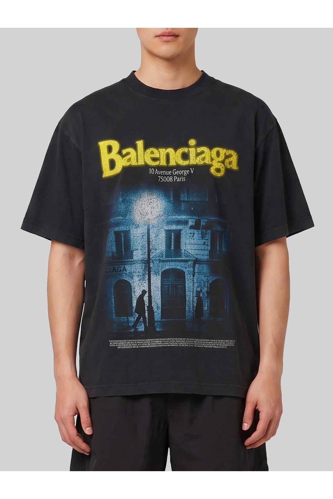 Balenciaga-OUTLET-SALE-Medium fit The Address T-shirt-ARCHIVIST