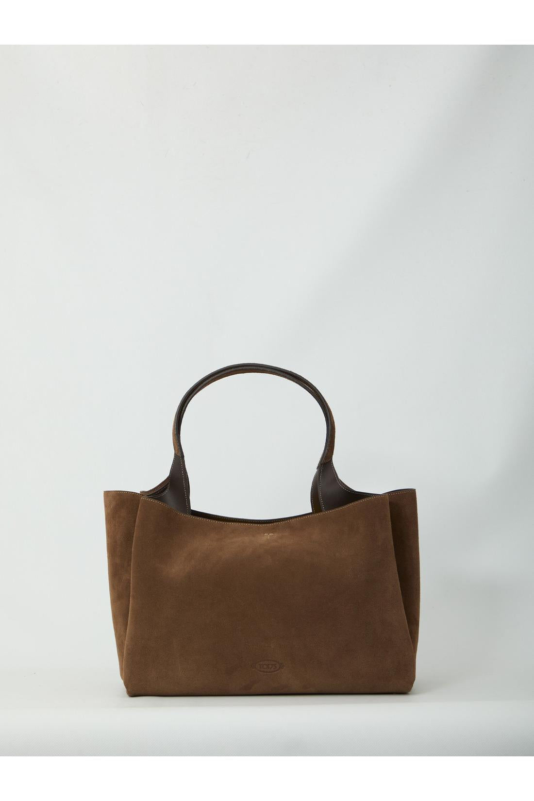 Tod'S-OUTLET-SALE-Medium suede leather bag-ARCHIVIST