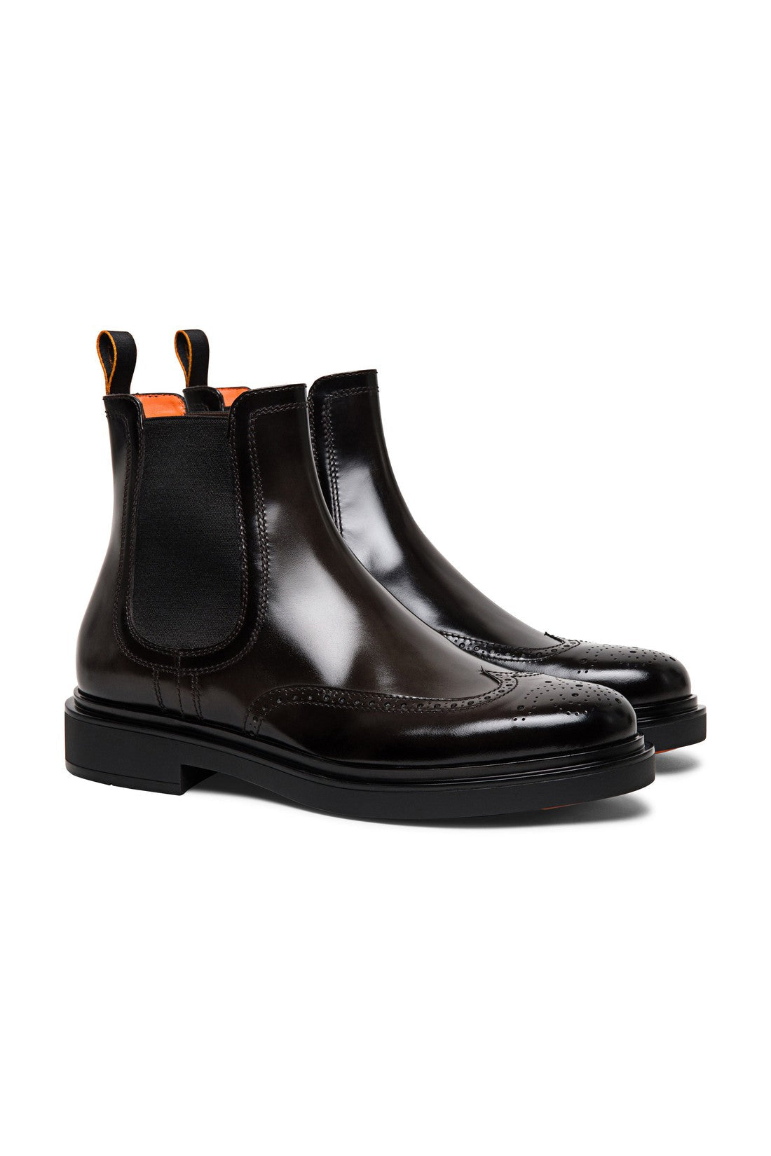 Mens-polished-grey-leather-brogue-Chelsea-boot-Stiefel-Stiefeletten-Santoni-ARCHIVE-SALE-OUTLET-Santoni-3.jpg