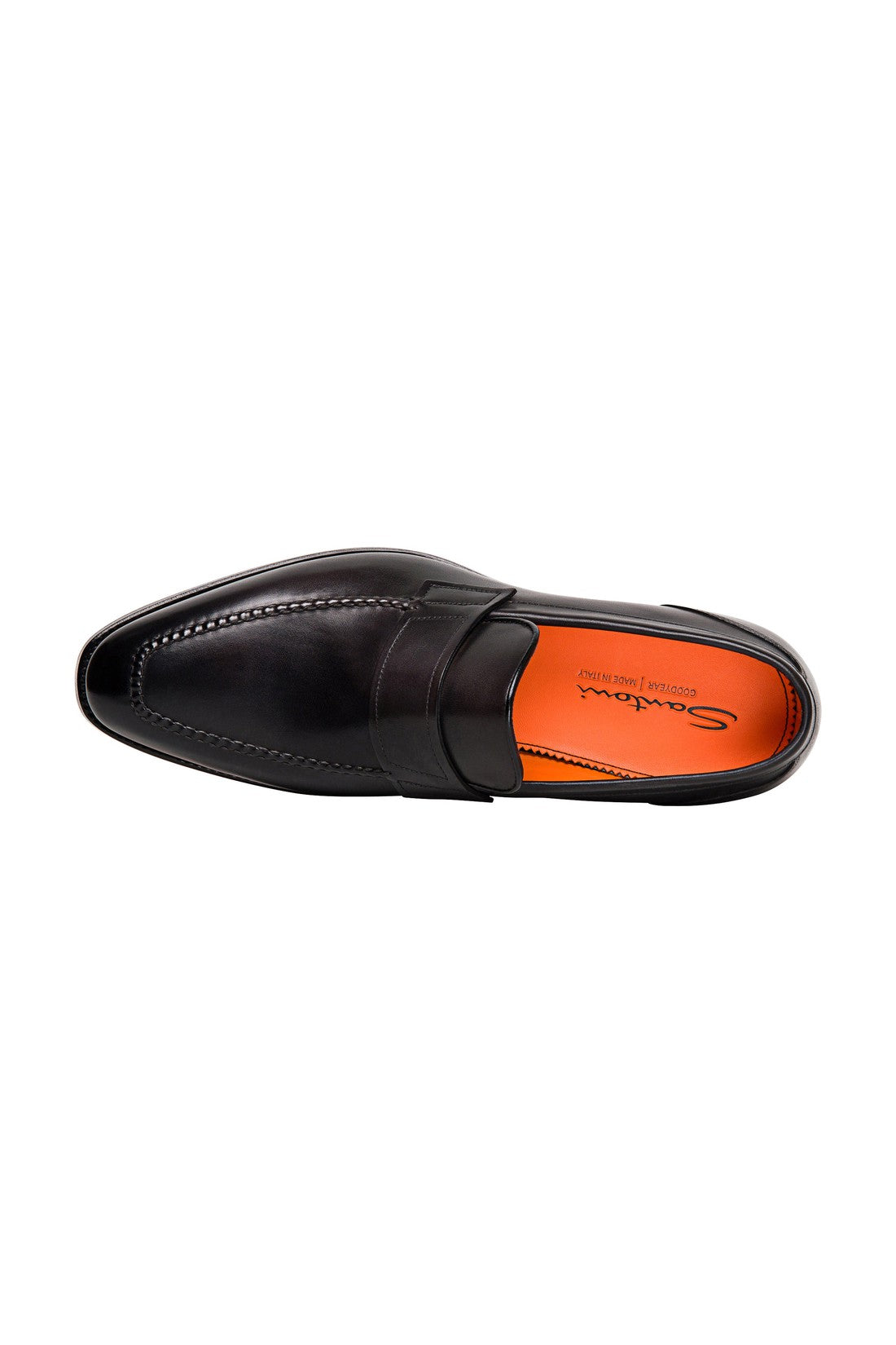 Mens-polished-grey-leather-penny-loafer-Flache-Schuhe-Santoni-ARCHIVE-SALE-OUTLET-Santoni-2.jpg