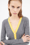 Odeeh-Merino Extrafine Cardigan, Chrome-Strick & Pullover-Black-Deal-Outlet-by-ARCHIVIST