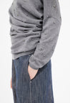 Odeeh-Merino Extrafine Pullover, Heather Grey-Strick & Pullover-Black-Deal-Outlet-by-ARCHIVIST