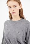 Odeeh-Merino Extrafine Pullover, Heather Grey-Strick & Pullover-Black-Deal-Outlet-by-ARCHIVIST