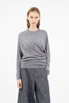 Odeeh-Merino Extrafine Pullover, Heather Grey-Strick & Pullover-Black-Deal-Outlet-by-ARCHIVIST