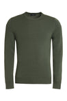 Drumohr-OUTLET-SALE-Merino wool crew-neck sweater-ARCHIVIST