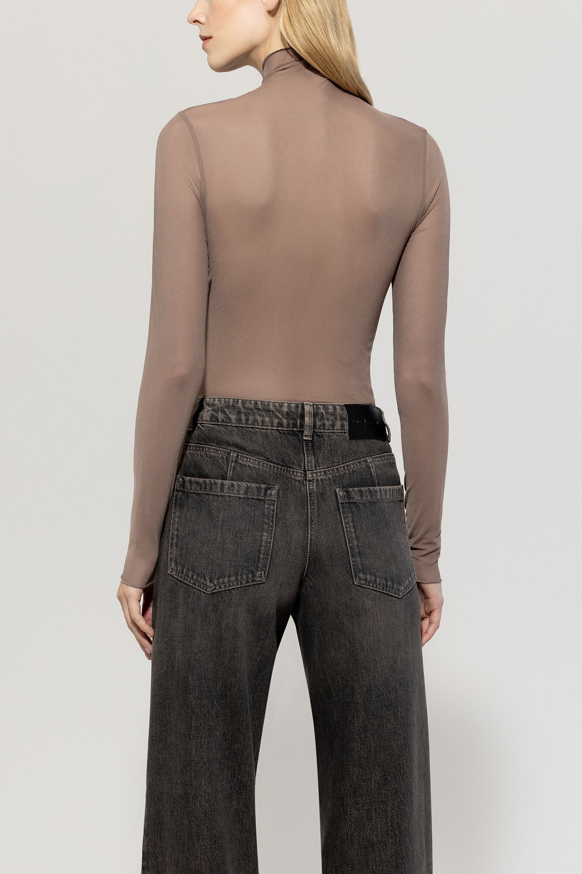 Luisa Cerano-Mesh-Rollkragenshirt-Shirts-Black-Deal-Outlet-by-ARCHIVIST