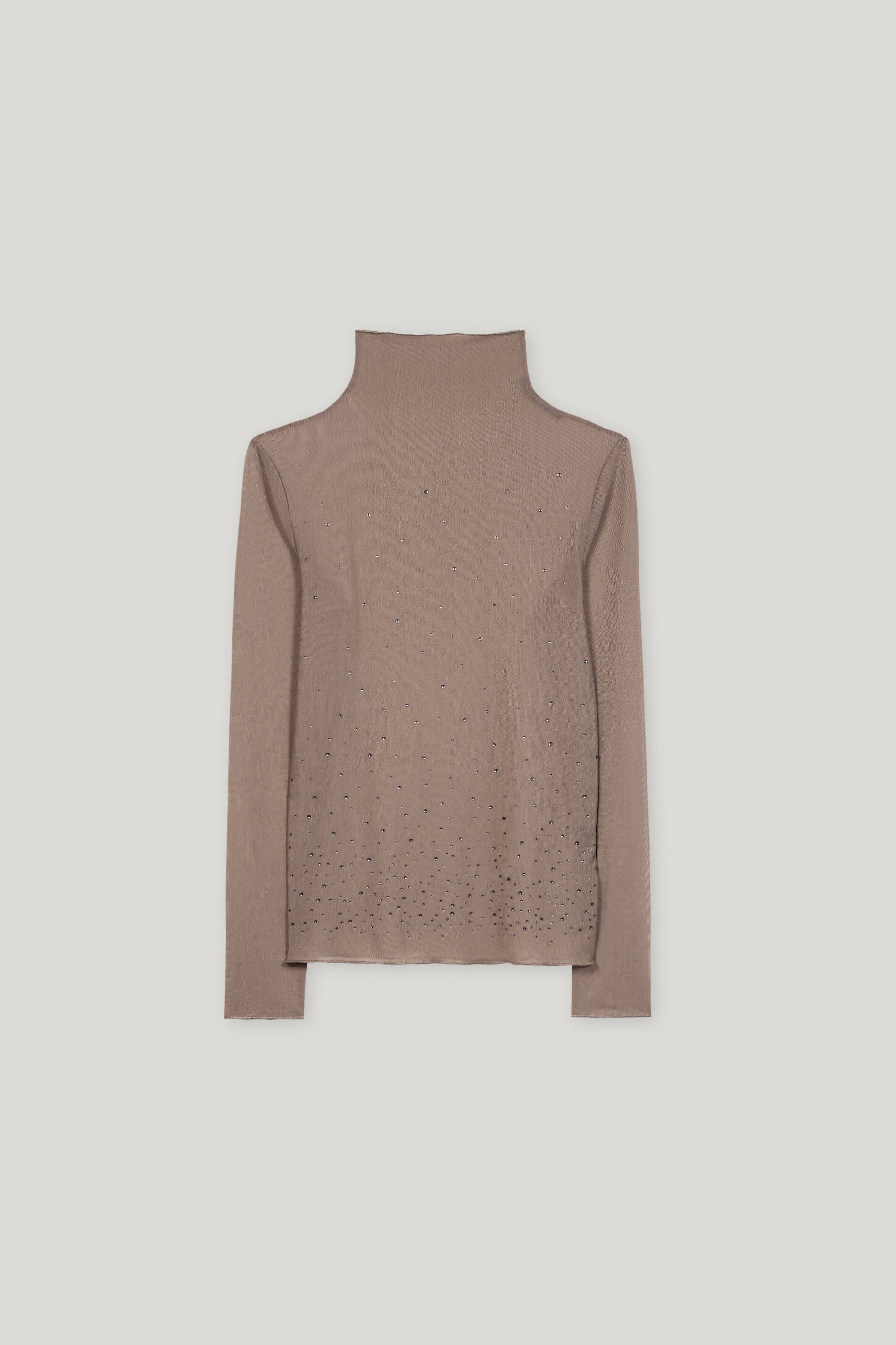 Luisa Cerano-Mesh-Rollkragenshirt-Shirts-Black-Deal-Outlet-by-ARCHIVIST