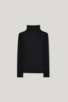 Luisa Cerano-Mesh-Rollkragenshirt-Shirts-Black-Deal-Outlet-by-ARCHIVIST