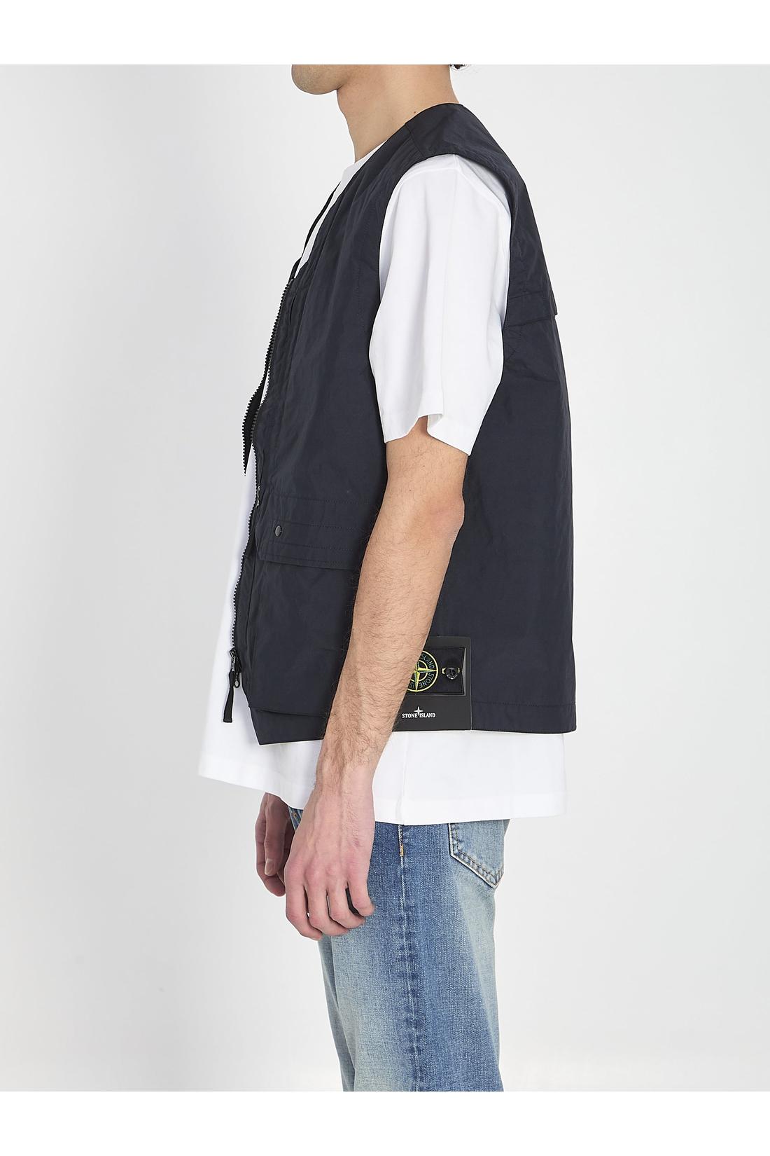 Metal Lamina Poly ripstop vest-Shirts-Stone Island-ARCHIVIST