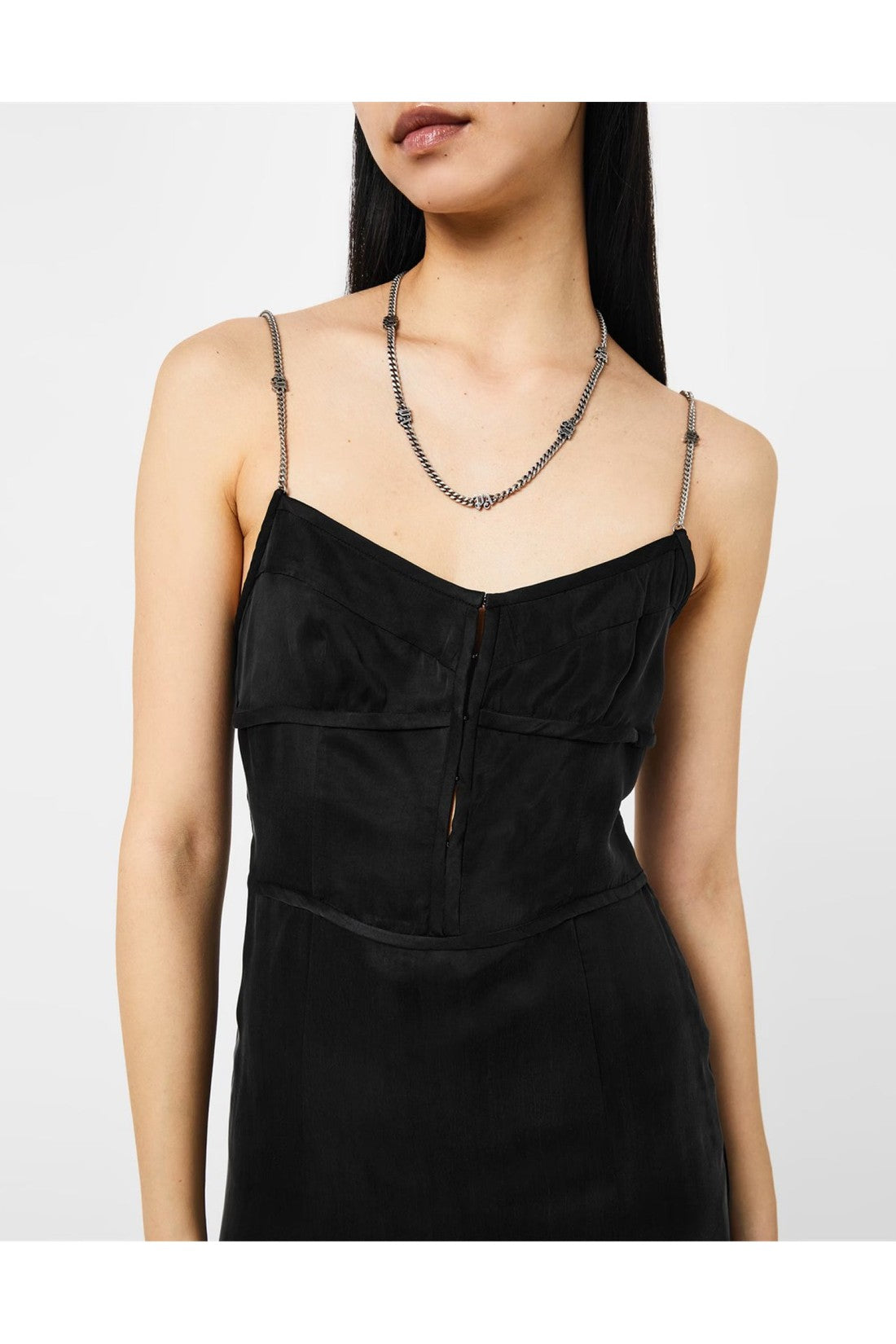 Palm Angels-OUTLET-SALE-Metal Straps Slip Dress-ARCHIVIST