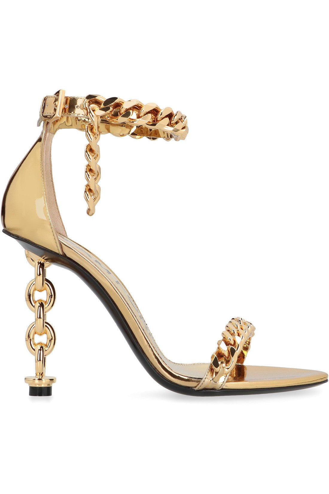 Tom Ford-OUTLET-SALE-Metallic leather sandals-ARCHIVIST