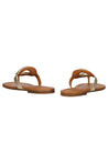 See By Chloé-OUTLET-SALE-Metallic leather thong-sandals-ARCHIVIST