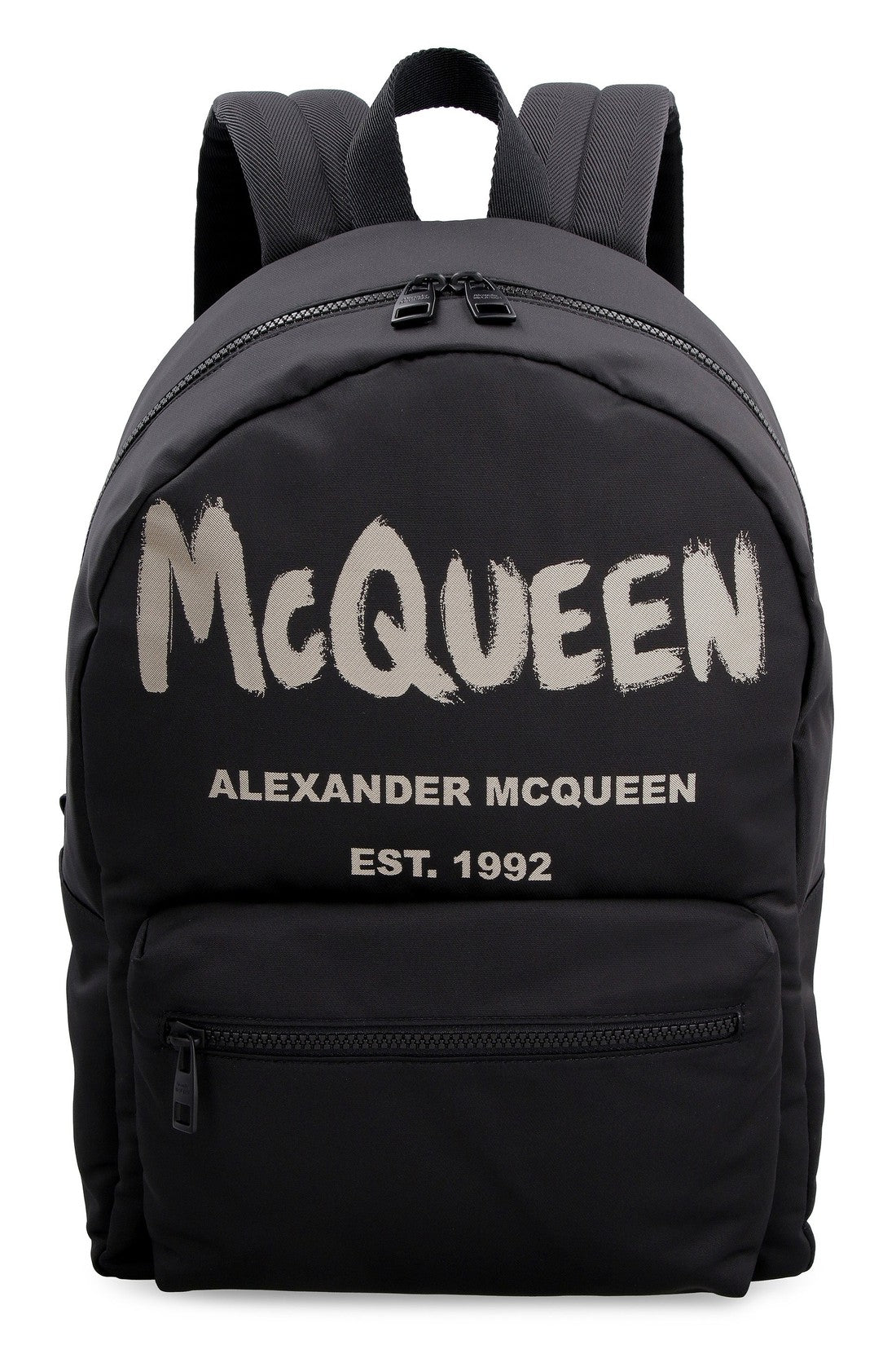 Alexander McQueen-OUTLET-SALE-Metropolitan logo detail backpack-ARCHIVIST