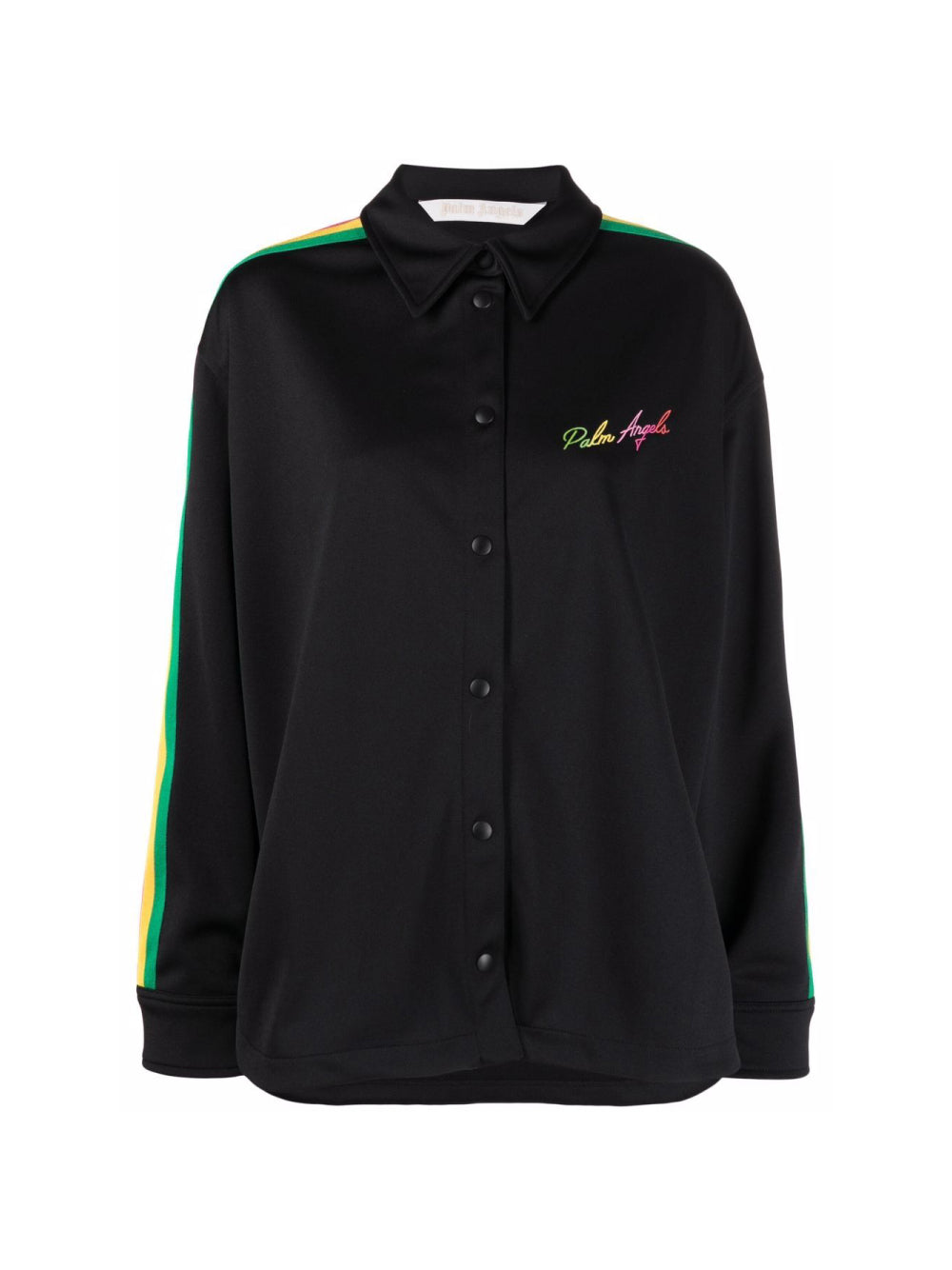 Palm Angels-OUTLET-SALE-Miami Logo Track Shirt-ARCHIVIST