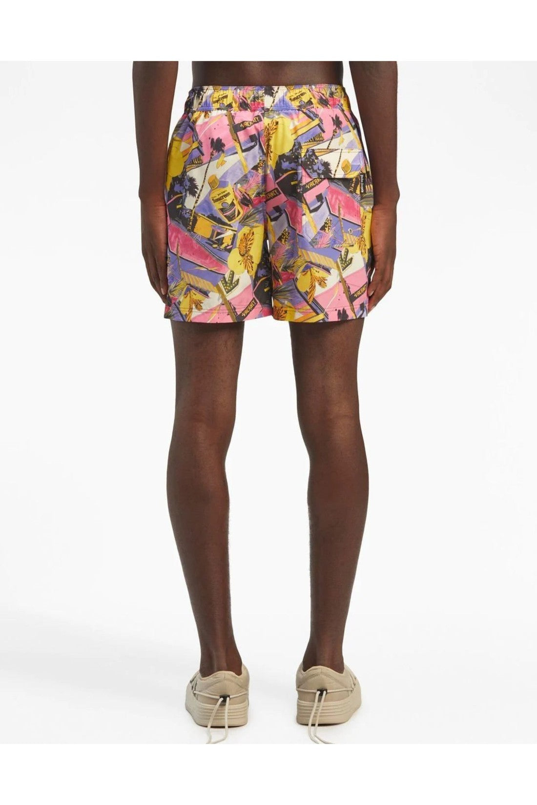 Palm Angels-OUTLET-SALE-Miami Mix Swim Shorts-ARCHIVIST