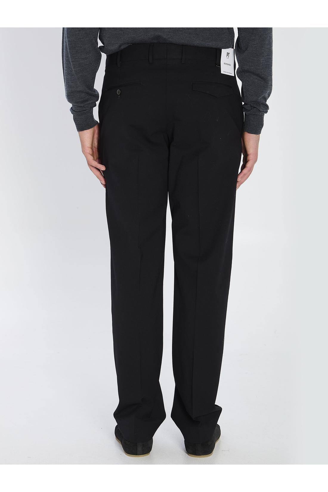 Pt Torino-OUTLET-SALE-Michael pants in wool-ARCHIVIST