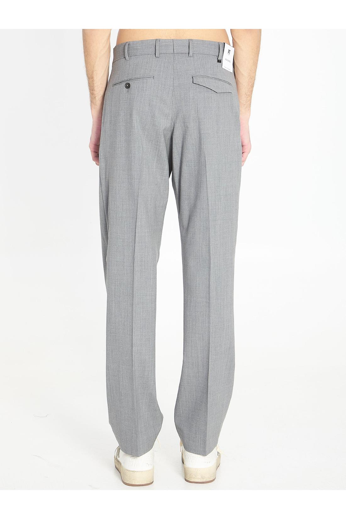 Pt Torino-OUTLET-SALE-Michael pants in wool-ARCHIVIST