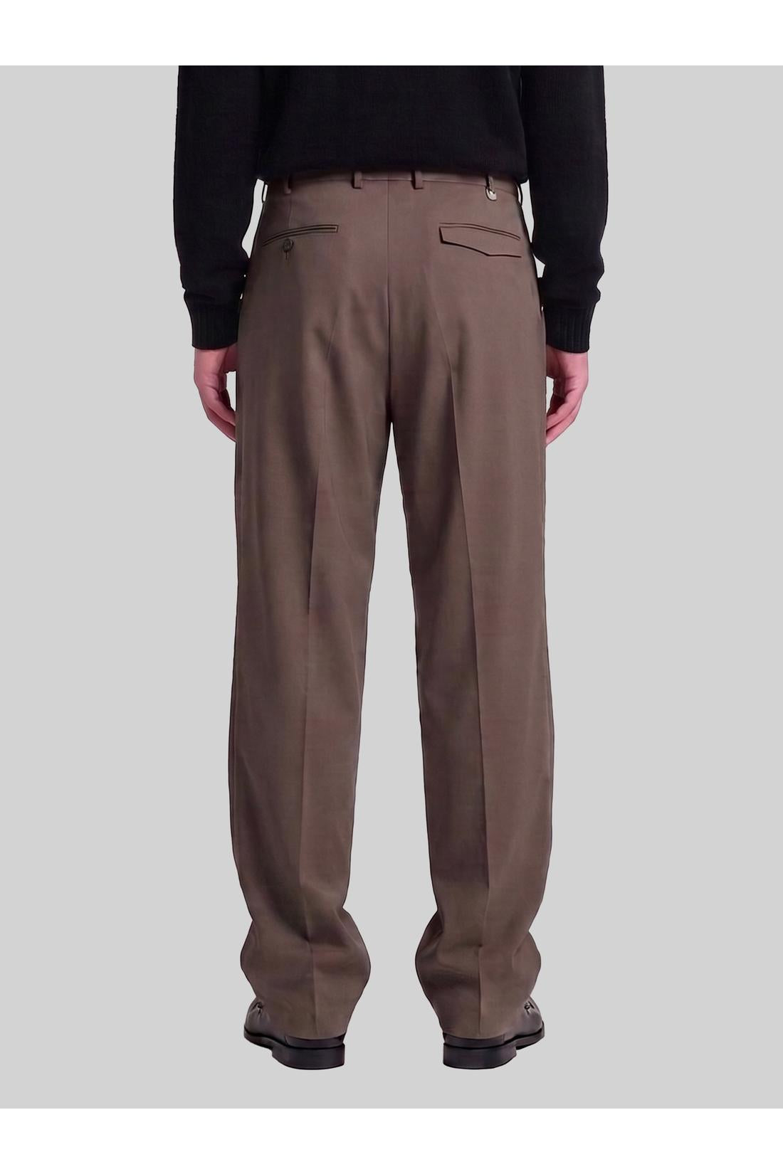 Pt torino-OUTLET-SALE-Michael trousers in bistretch batavia wool-ARCHIVIST