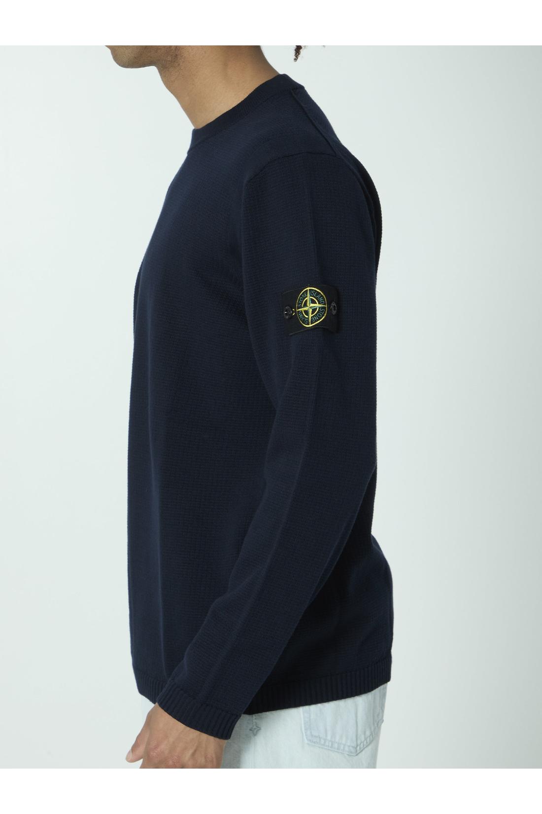 Stone Island-OUTLET-SALE-Micro stitch sweater-ARCHIVIST