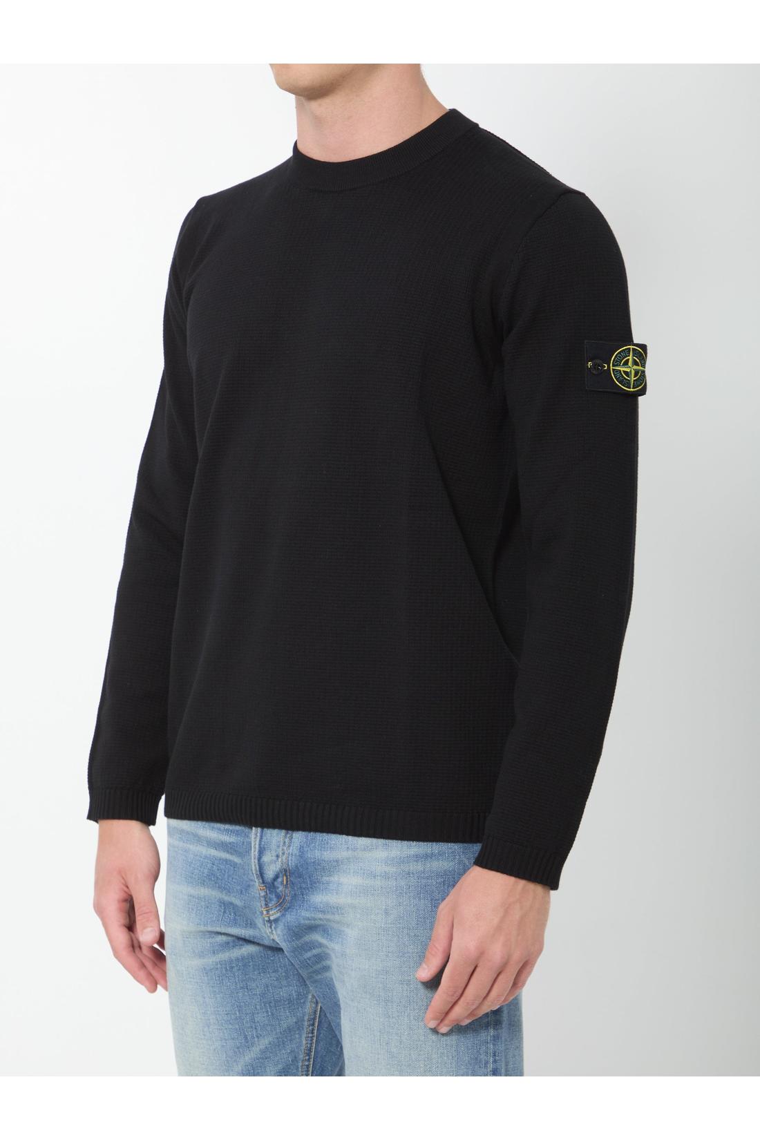 Stone Island-OUTLET-SALE-Micro stitch sweater-ARCHIVIST