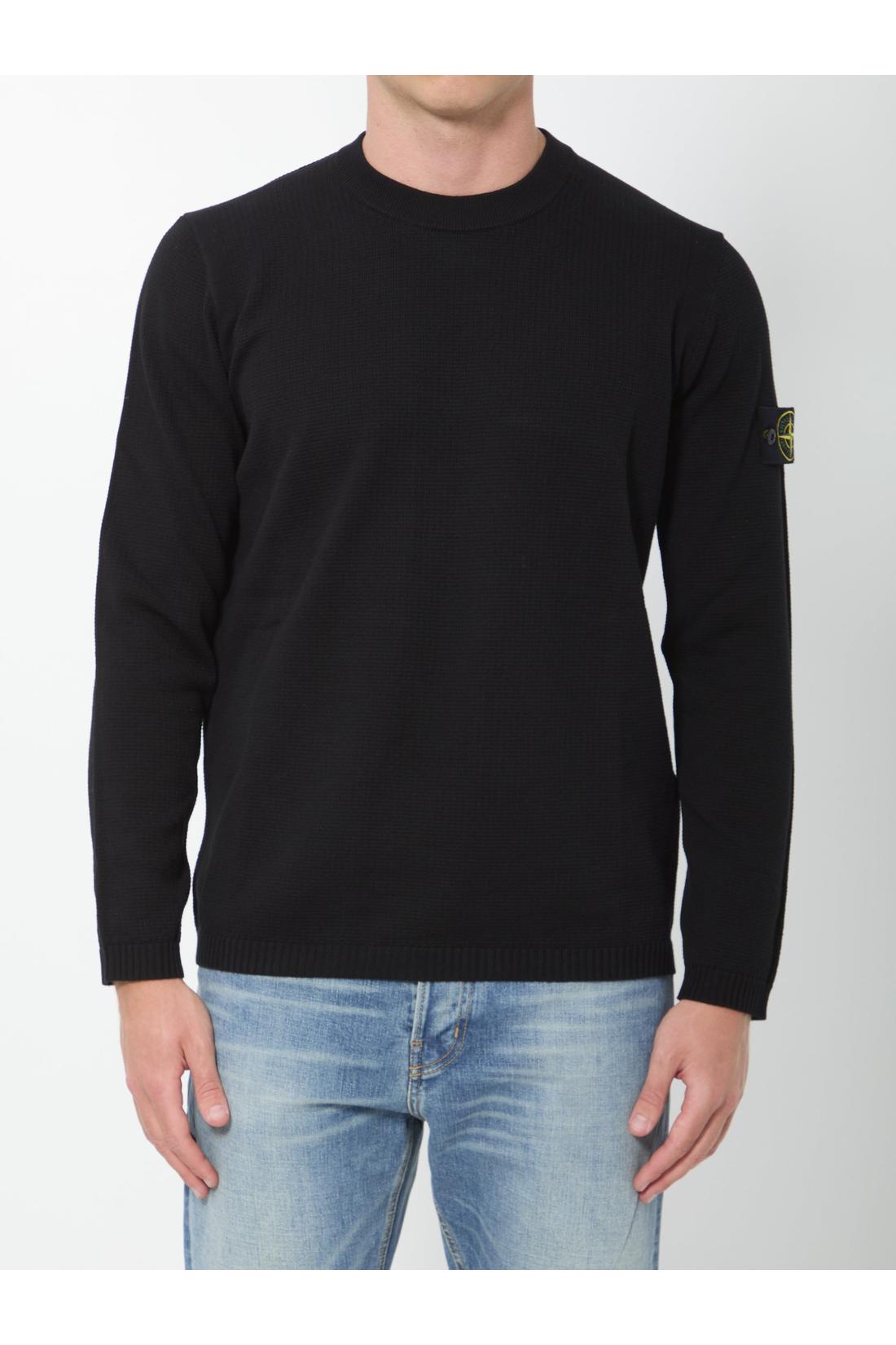 Stone Island-OUTLET-SALE-Micro stitch sweater-ARCHIVIST