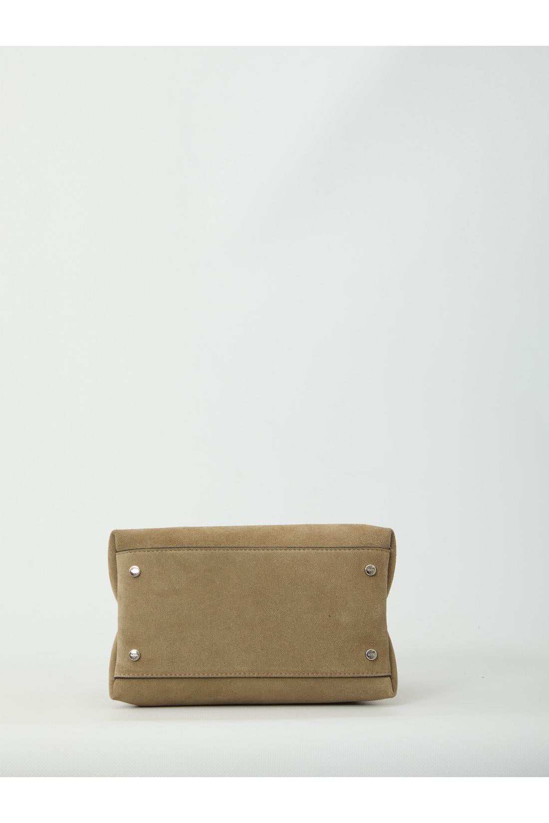 Tod'S-OUTLET-SALE-Micro suede leather bag-ARCHIVIST