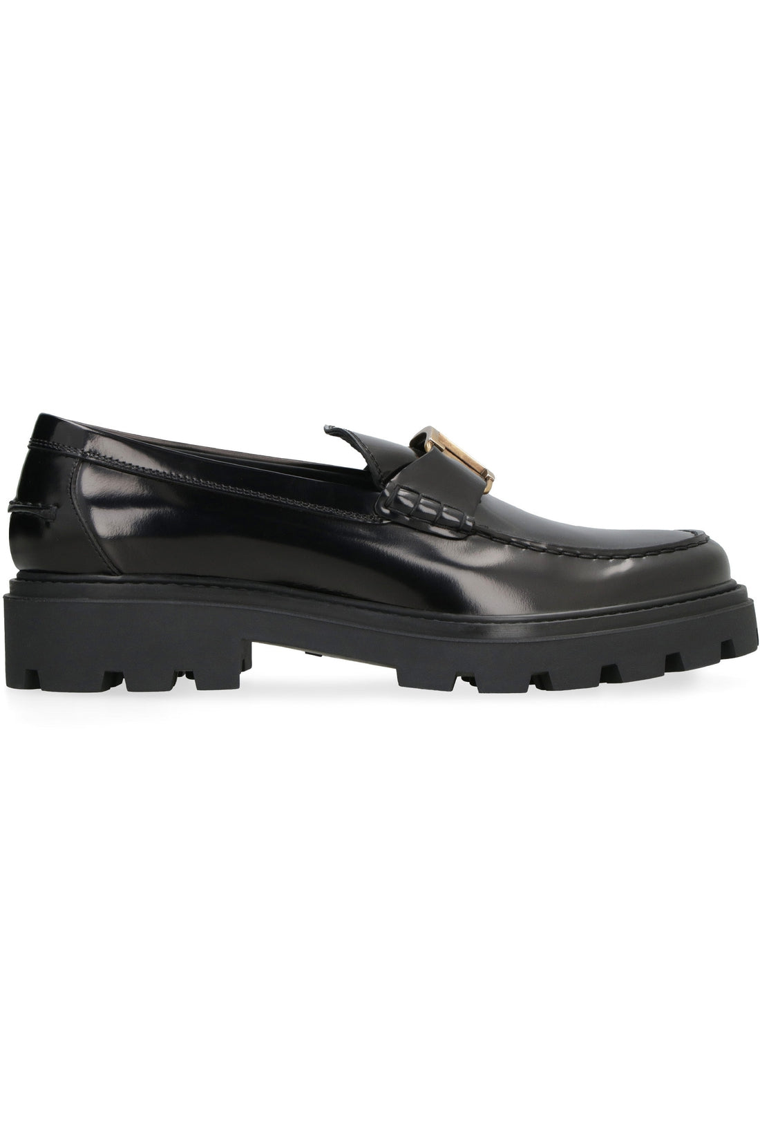 Tod's-OUTLET-SALE-Mid T leather loafers-ARCHIVIST